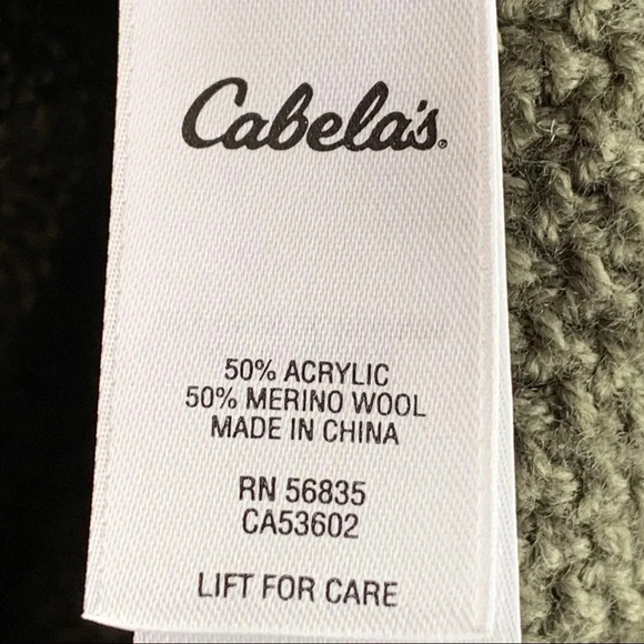 Cabela’s Hi-Lo Wool Blend V-Neck Sweater Size L - Picture 6 of 7